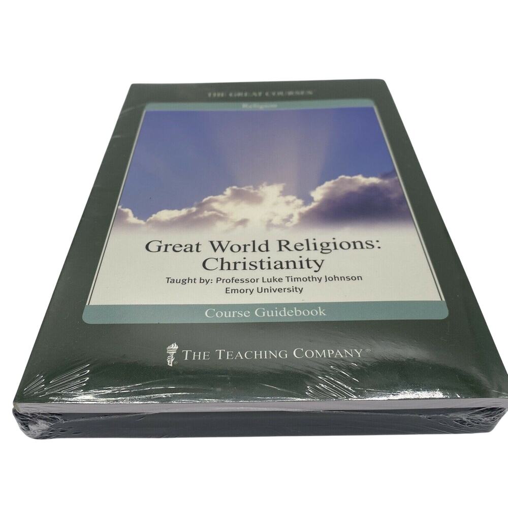 Great World Religions: Christianity 2 DVD + Guidebook. New Sealed